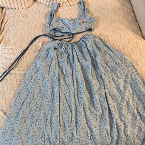 KREWE NWT crop top and maxi skirt